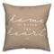 Home Is Where The Heart Is 18" x 18" Throw Pillow